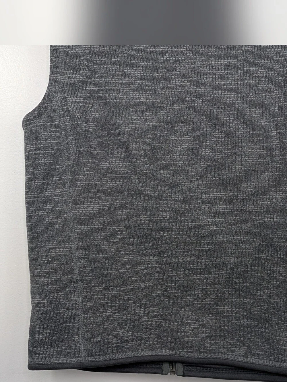 Patagonia Better Sweater Vest Mens Medium Dark Gray Full Zip Fleece STY25881FA17